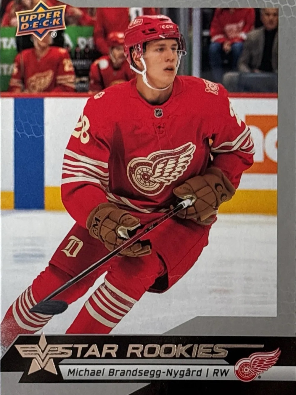 Upper Deck Star Rookies Michael Brandsegg-Nygård Hockey Trading Card